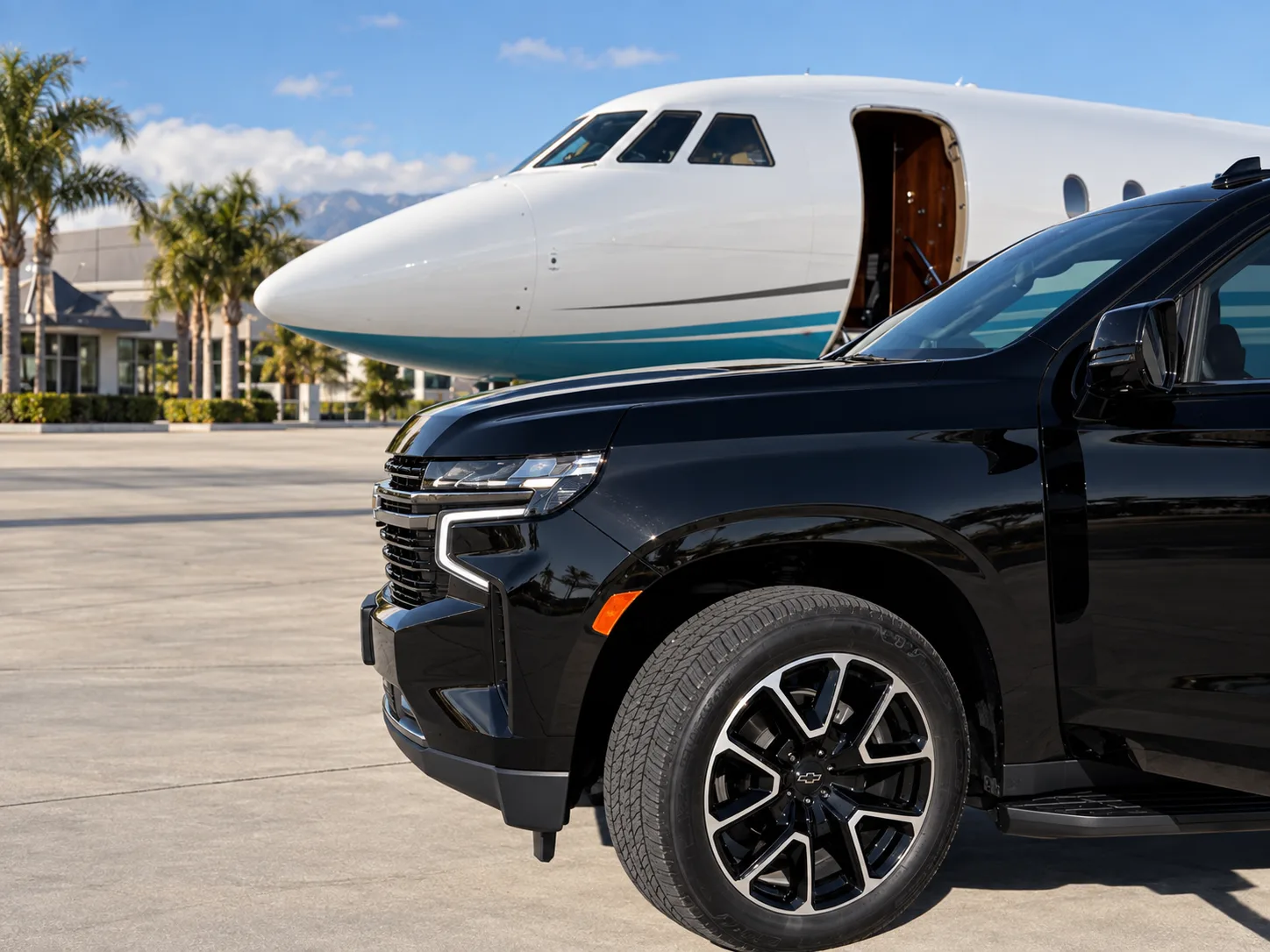 Chevrolet Suburban — Llegada a terminal privada
