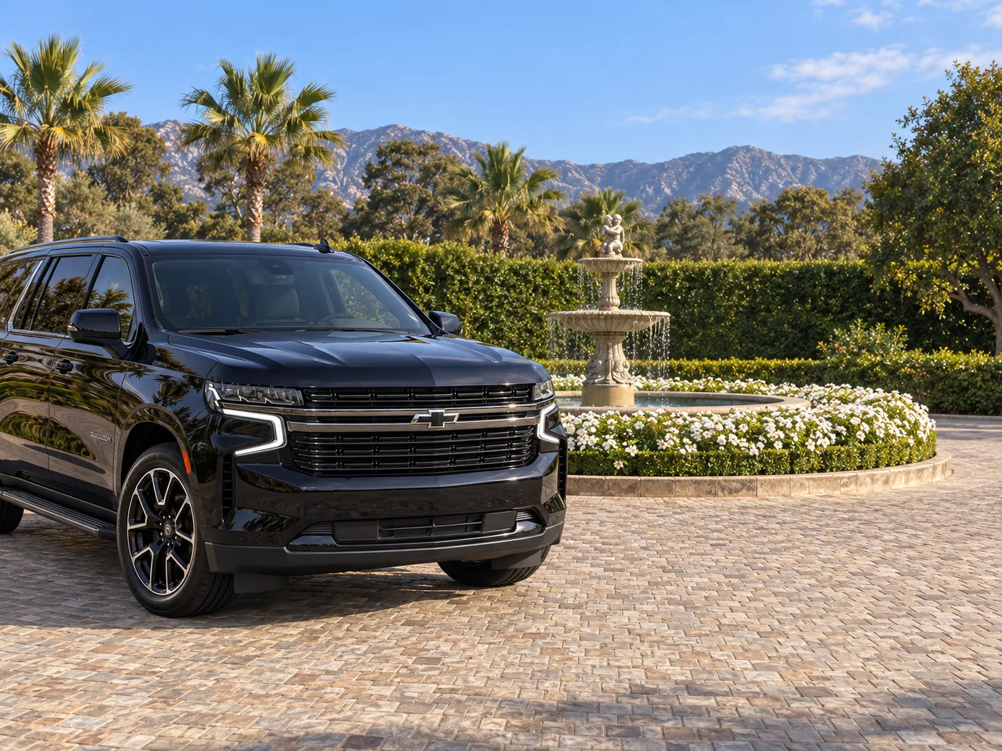 Chevrolet Suburban — Llegada al resort
