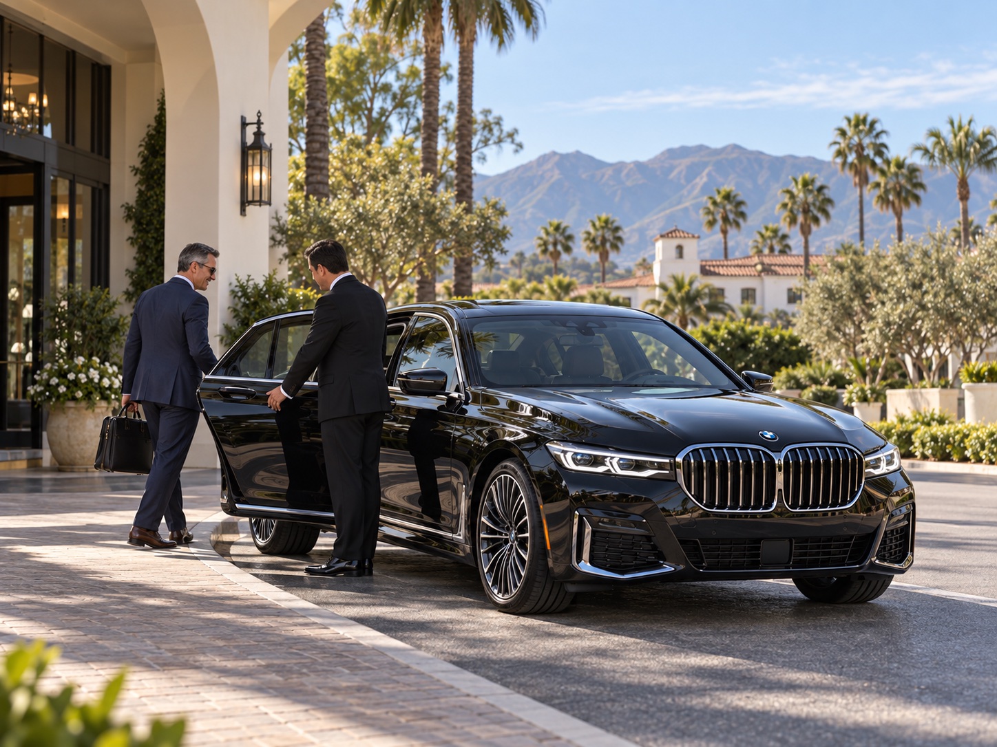BMW 7 Series corporate transportation in Santa Barbara